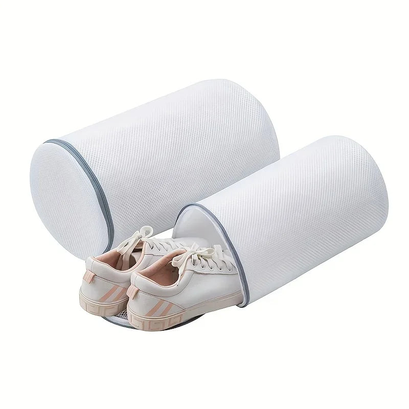 Shoes Mesh Laundry Bag Machine Wash Clothes Shoes Protective Bag University Dormitory Dirty Clothes Storage Durable Washing Bags
