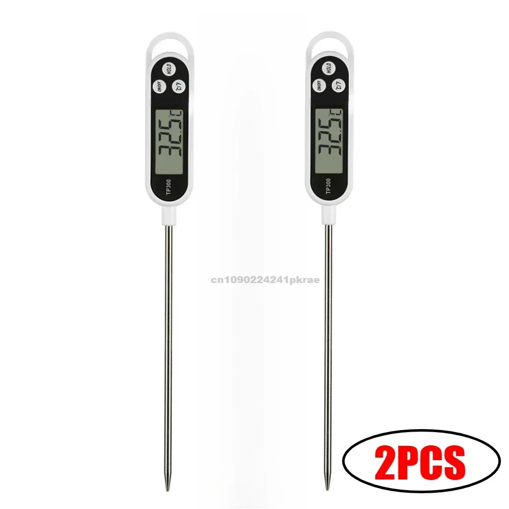 Food Thermometer Probe Type Electronic Kitchen Digital Thermometer for Meat Milk Cooking Food BBQ TP300 Temperature Gauge Tool